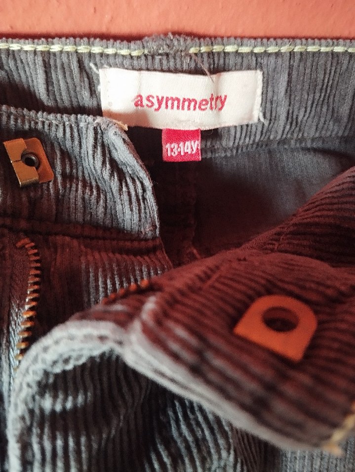 Gri Düğmeli Erkek Denim Pantolon - Görsel 5