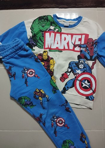Marvel Baskılı Erkek Çocuk Eşofman Takımı - Görsel 3