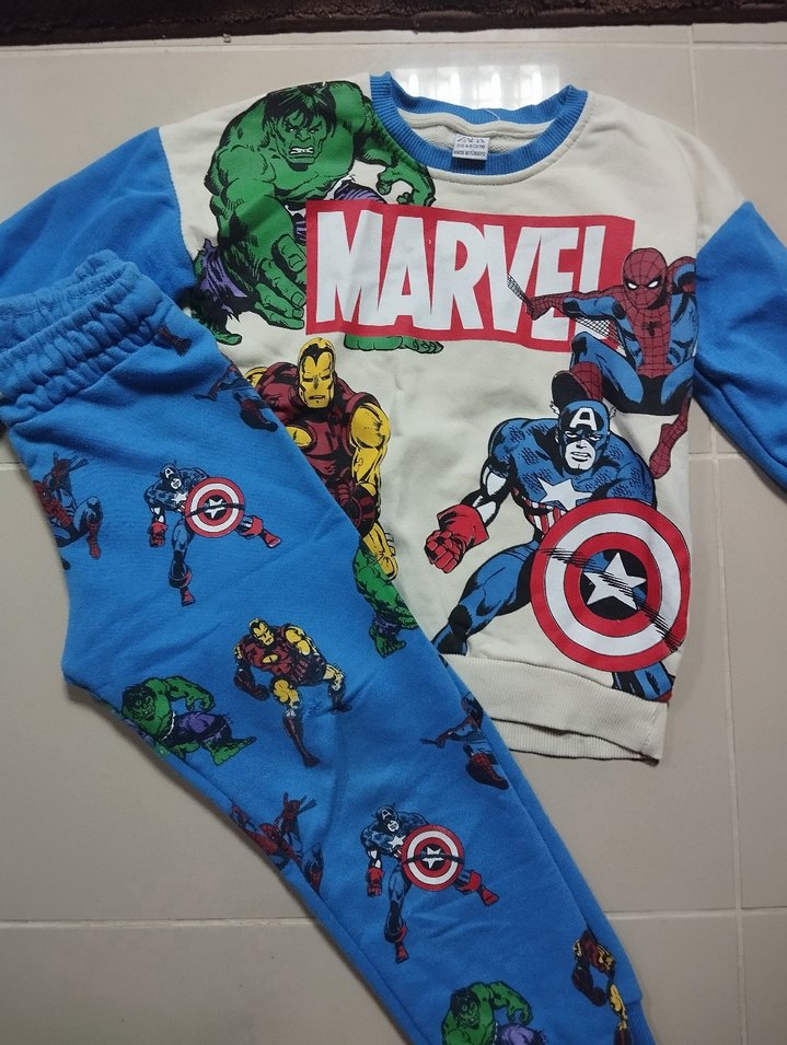 Marvel Baskılı Erkek Çocuk Eşofman Takımı - Görsel 4