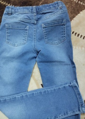 çocuk Mavi Elastik Street Style Jean - Görsel 7