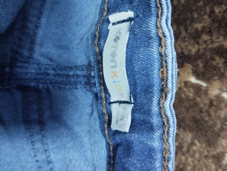 çocuk Mavi Elastik Street Style Jean - Görsel 4