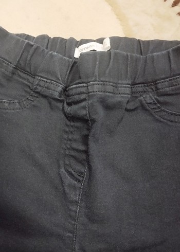 Çocuk siyah Denim Pantolon - Görsel 4