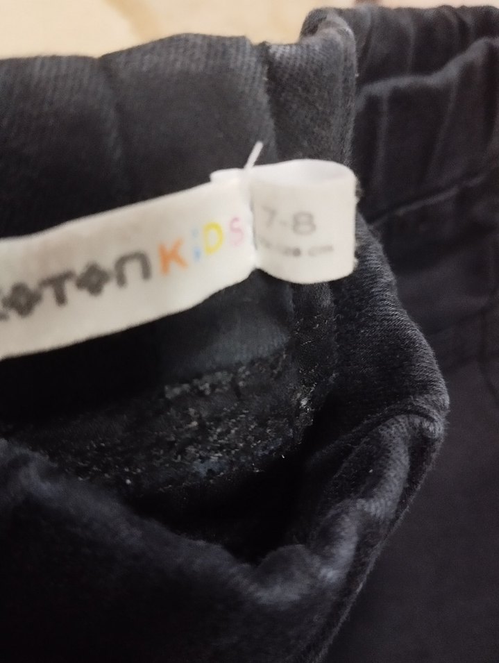 Çocuk siyah Denim Pantolon - Görsel 5