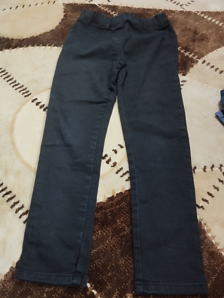 Çocuk siyah Denim Pantolon - Görsel 2