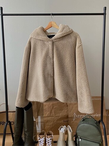 Stradivarius peluş ceket