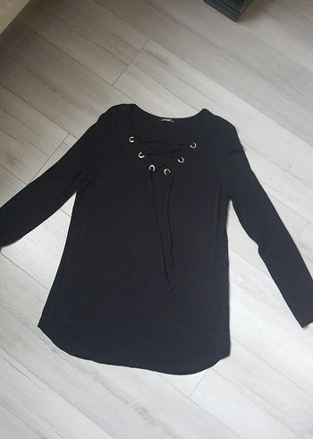 Siyah Kadın bluz - Görsel 4