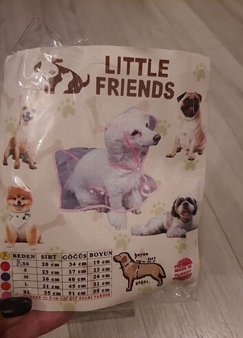 Beden Renk Şeffaf kedi köpek kıyafeti &yağmurluk