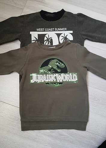 4 Yaş Beden mavi Renk çocuk sweatshirt 