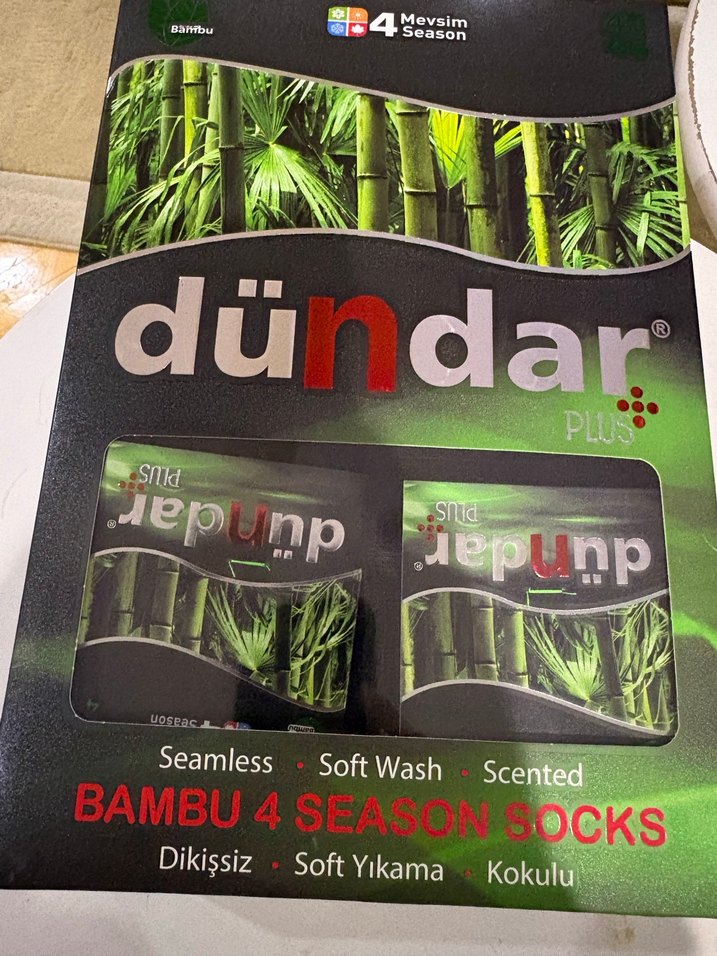 Dündar bambu dikişsiz kokulu çorap - Görsel 5