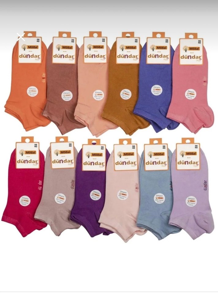 DÜNDAR PLUS BAYAN MODAL PATİK DİKİŞSİZ SOFT YIKAMA KOKULU - Görsel 3