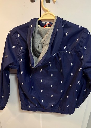 Mango Çocuk Baskılı Fermuarlı Yağmurluk - Görsel 3