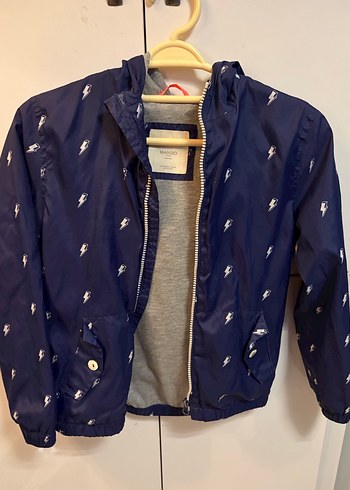 Mango Çocuk Baskılı Fermuarlı Yağmurluk - Görsel 2