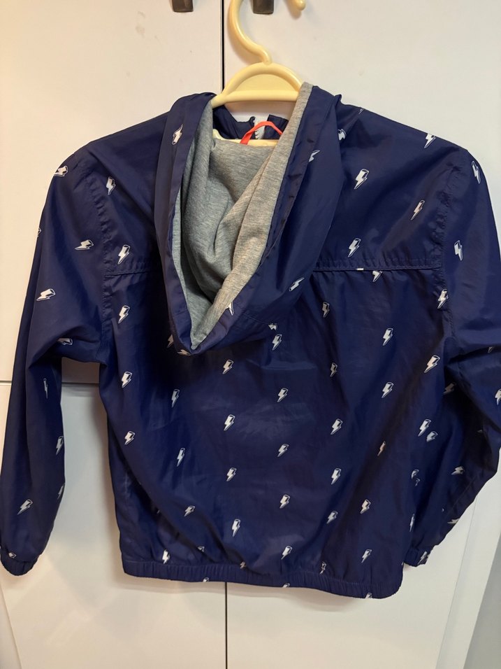 Mango  Çocuk  Baskılı Fermuarlı Yağmurluk - Görsel 3