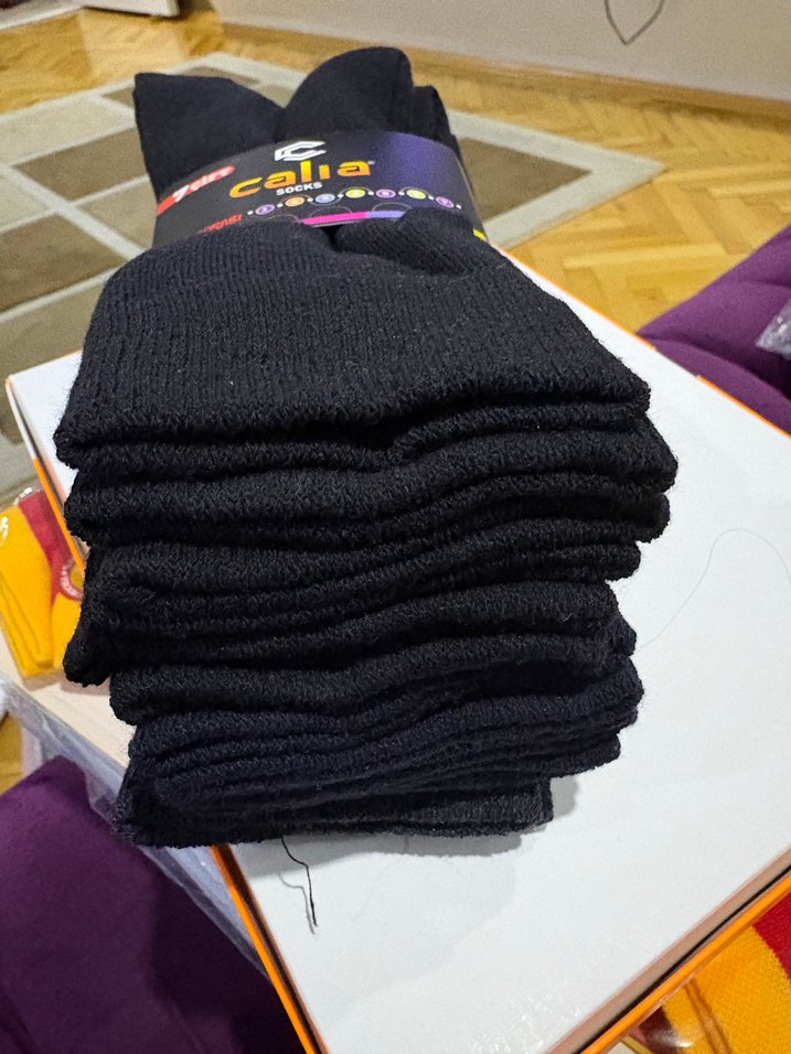 Calia Siyah Erkek Çorabı 7'li Paket - Görsel 2