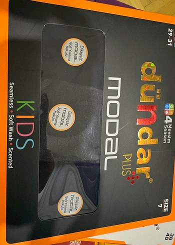 Dündar modal dikişsiz kokulu çorap - Görsel 3