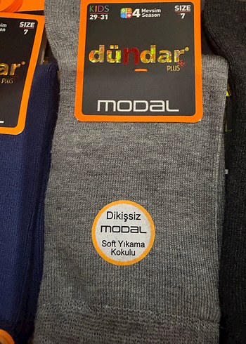Dündar modal dikişsiz kokulu çorap - Görsel 2