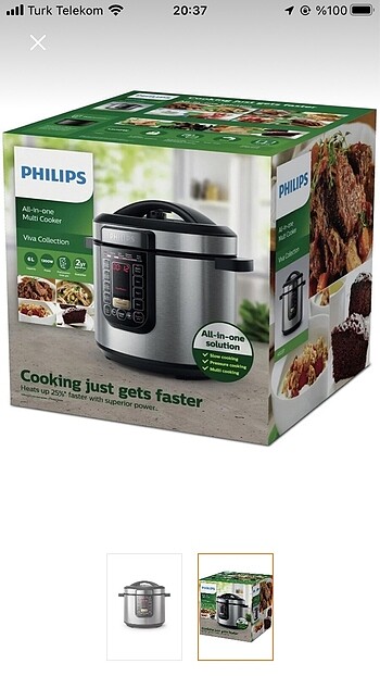 Philips yemek pişirici