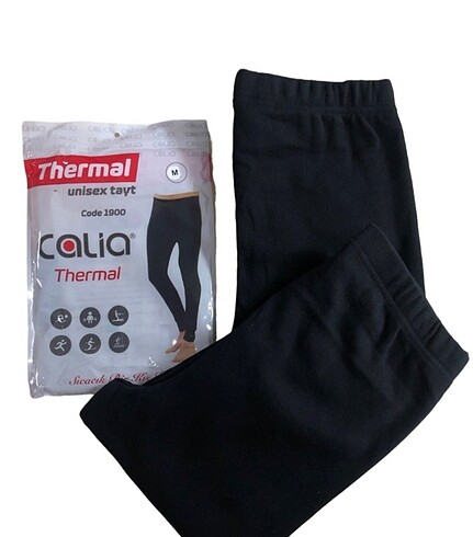 l/xl Beden siyah Renk CALİA THERMAL UNİSEX TAYT