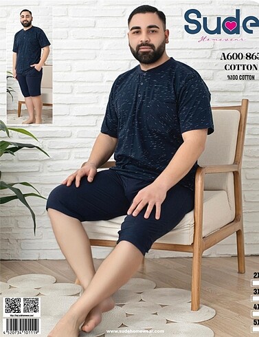 2XL 3XL 4XL 5XL pijama - Görsel 2