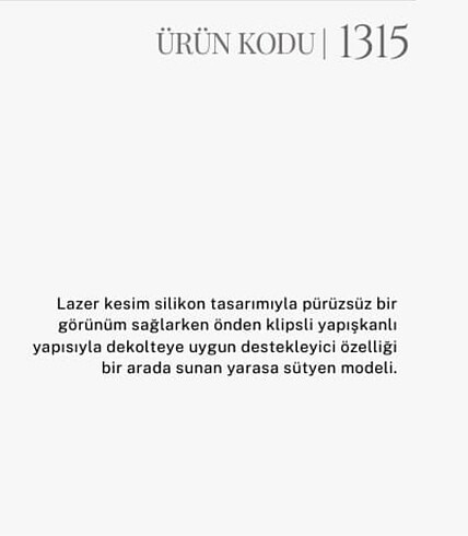 universal Beden Silikon yapışkanlı straplez sütyen