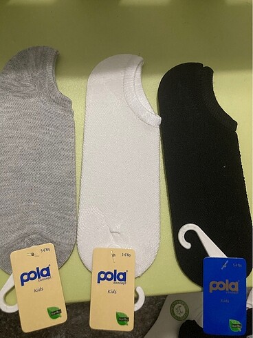  3 lü Bambu çocuk patik çorap