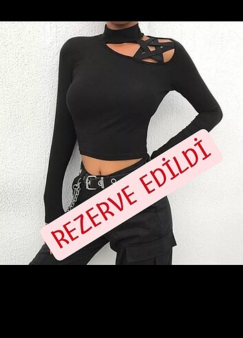 Kadın Siyah Yıldız detaylı Bluz