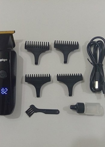 YePigo Dijital Ekranlı Siyah Tıraş Makinesi