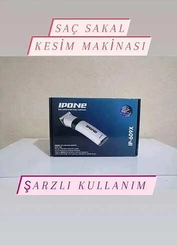 SAÇ SAKAL KESİM MAKİNASI ŞARZLI 