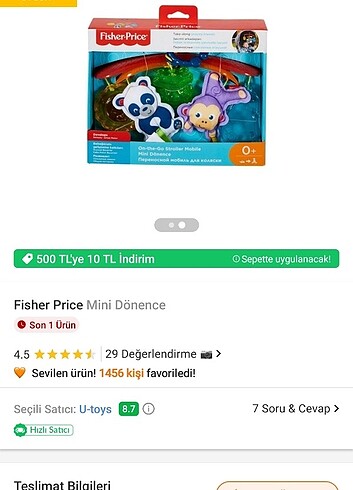 Fisher price dönence 