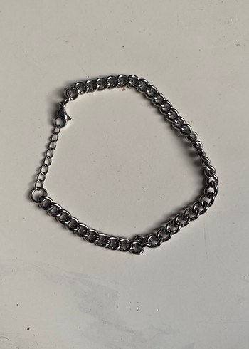 Gri Zincir Detaylı erkek Bileklik - Görsel 2