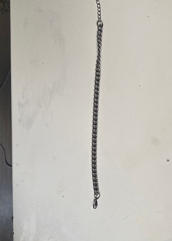 Gri Zincir Detaylı erkek Bileklik - Görsel 5