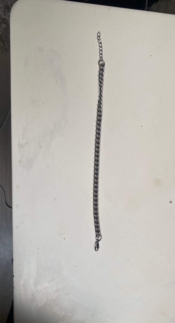 Gri Zincir Detaylı erkek Bileklik - Görsel 5