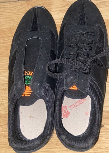 Siyah Kadın Spor Ayakkabı Velcro Detaylı - Görsel 2