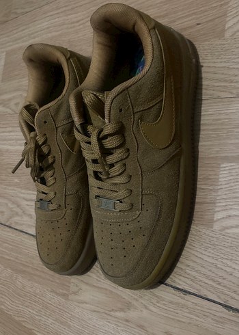 Kahverengi Süet Platform Topuklu Spor Ayakkabı orijinal - Görsel 2