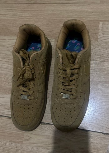 Kahverengi Süet Platform Topuklu Spor Ayakkabı orijinal - Görsel 3