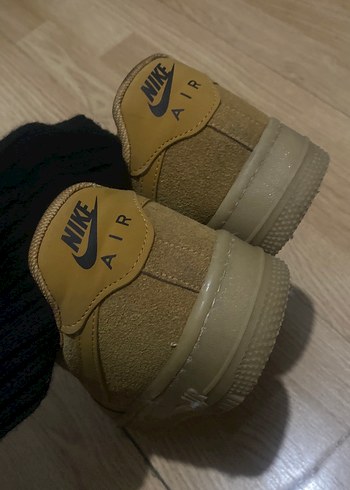 Kahverengi Süet Platform Topuklu Spor Ayakkabı orijinal - Görsel 4