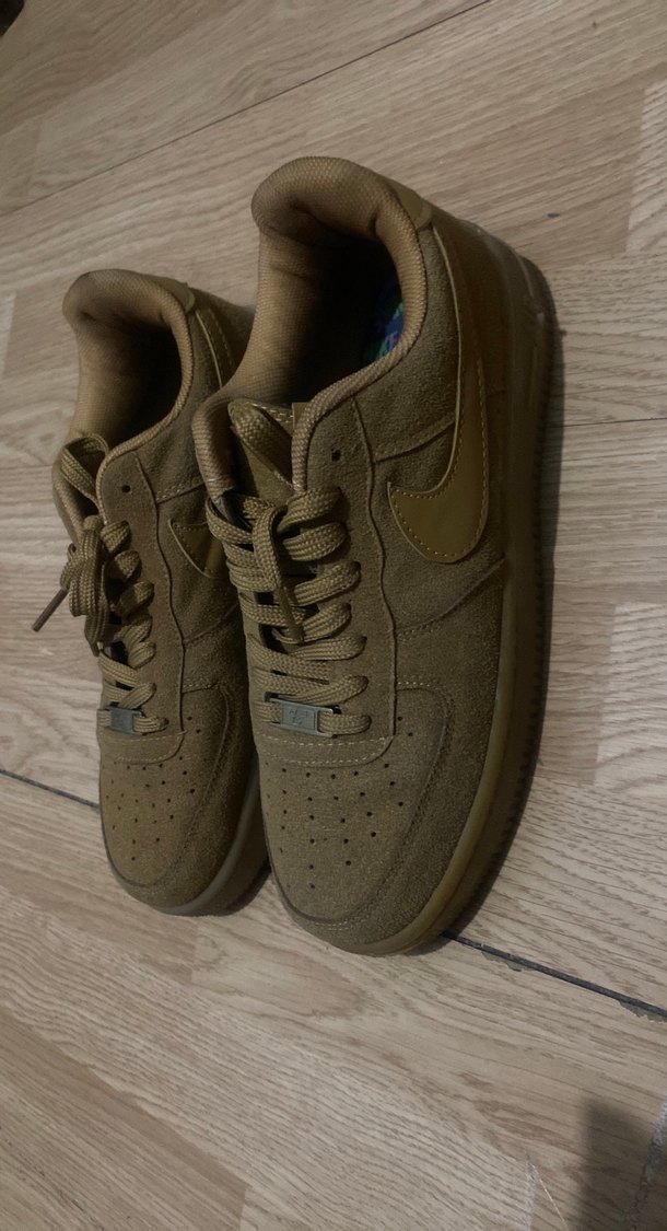 Kahverengi Süet Platform Topuklu Spor Ayakkabı orijinal - Görsel 2