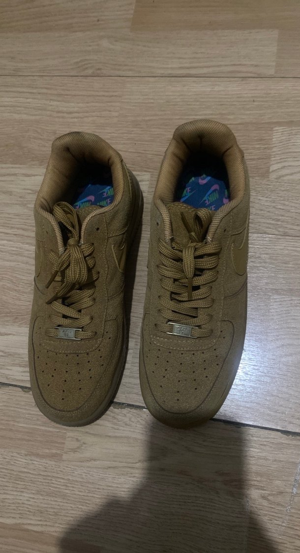 Kahverengi Süet Platform Topuklu Spor Ayakkabı orijinal - Görsel 3