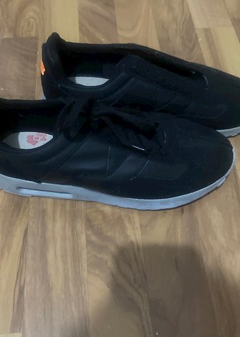 Siyah Bağcıklı Kadın Spor Ayakkabı - Görsel 3