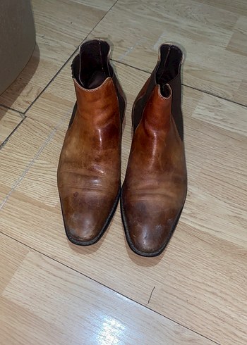 Klasik Kahverengi Deri Erkek Bot - Görsel 3