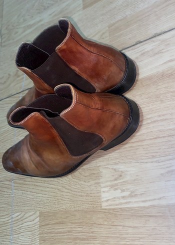 Klasik Kahverengi Deri Erkek Bot - Görsel 6