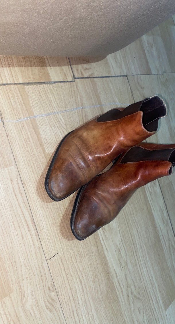 Klasik Kahverengi Deri Erkek Bot - Görsel 4