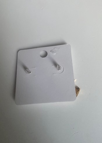 Zincir Detaylı Mini Altın Yılan Desenli Küpe - Görsel 4