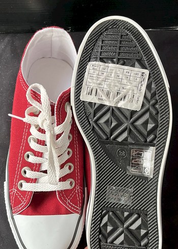 38 Beden Kırmızı Kadın Sneakers