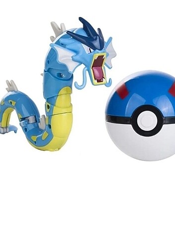Gyarados pokemon topu ve figürü