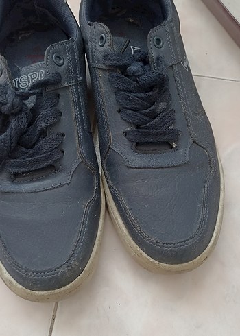 U.S Polo Assn. Gri Erkek Spor Ayakkabı Bağcıklı
