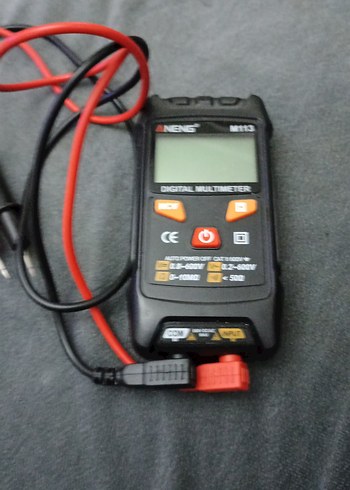 Renkli Dijital Multimetre Ölçüm Cihazı - Görsel 6