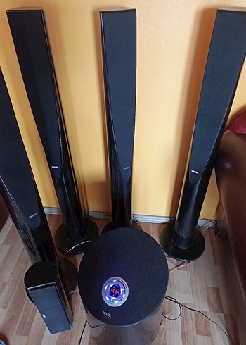 Siyah Ev Sinema Ses Sistemi 5 1 sistem vestel