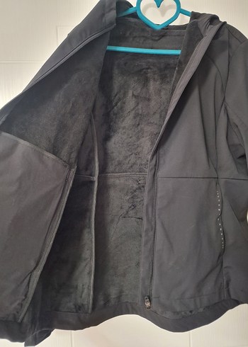 Fermuarlı Siyah Kadın Spor Ceketi - Görsel 6