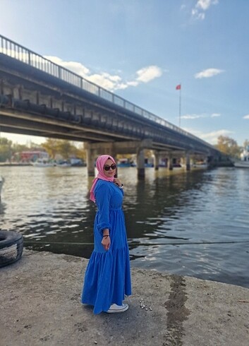 Robalı elbise